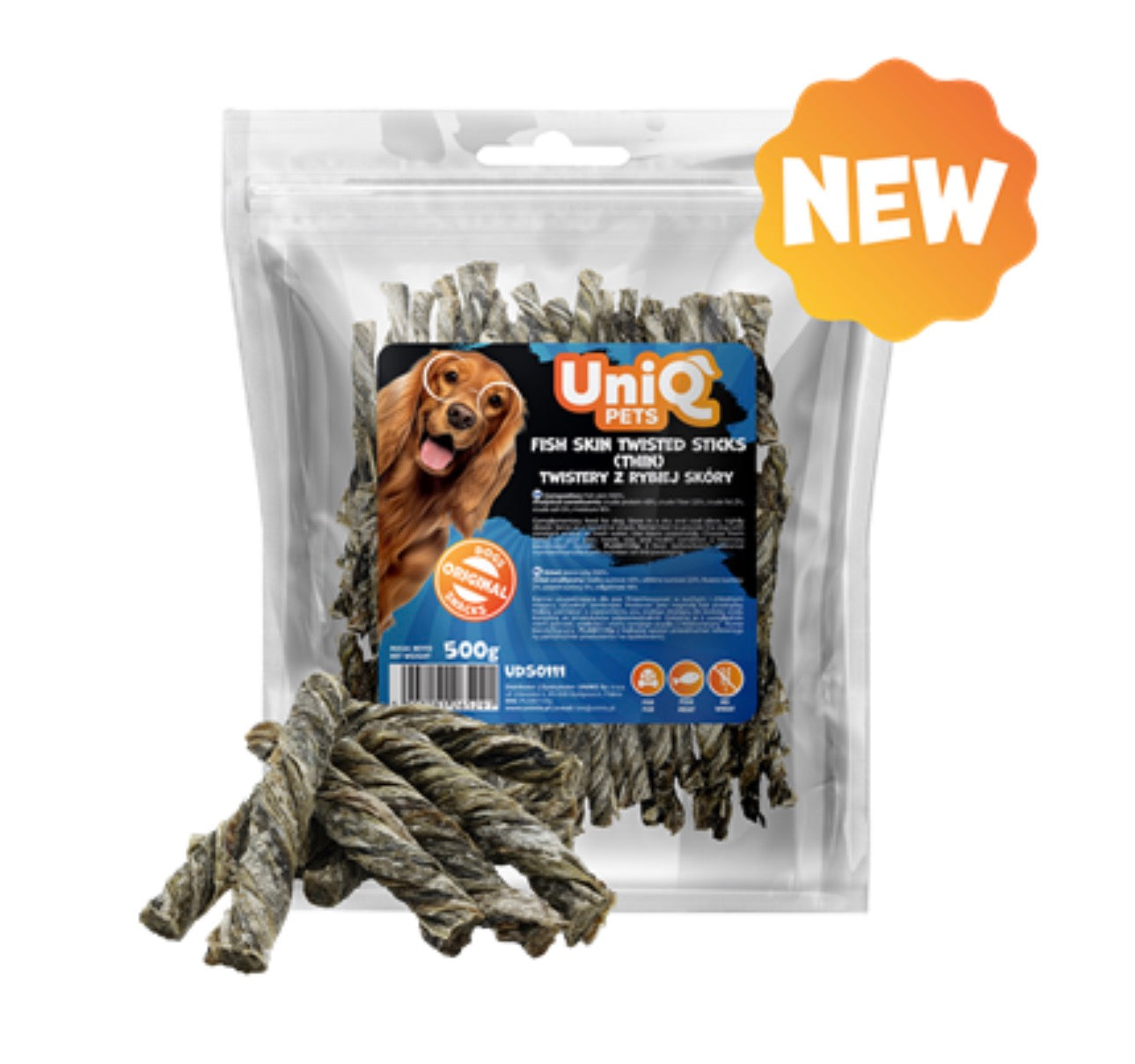 Fish skin twist 500g