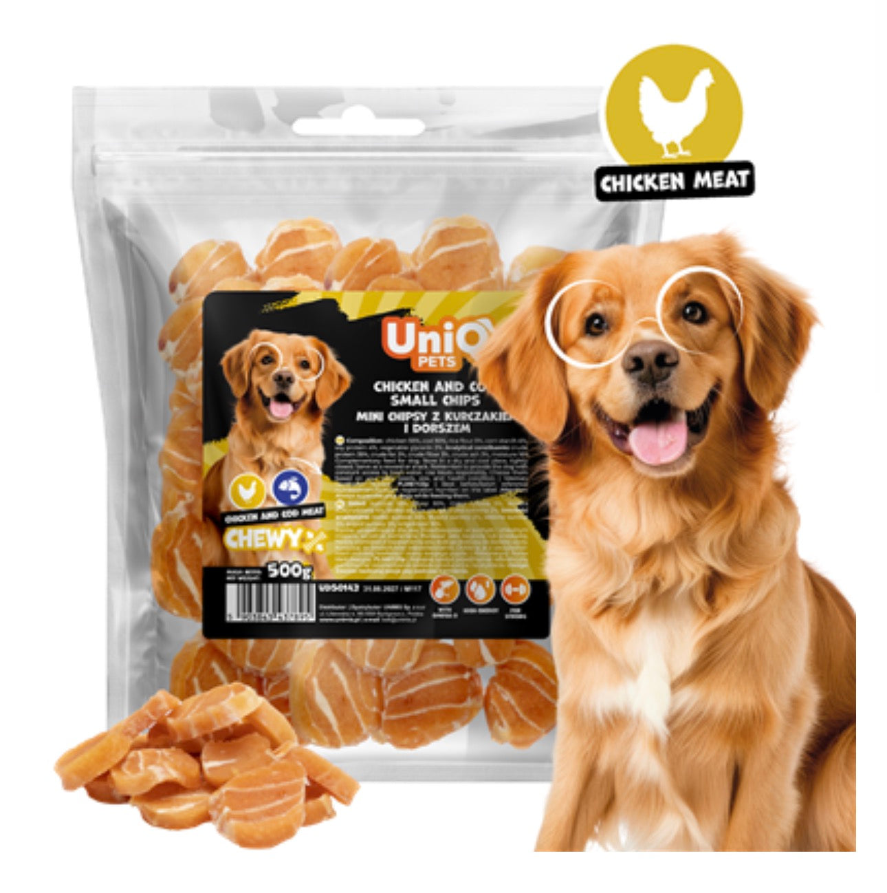 Chicken and cod chips