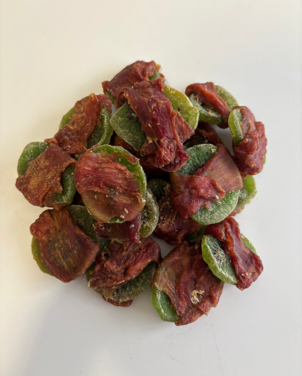 Duck wrapped kiwi