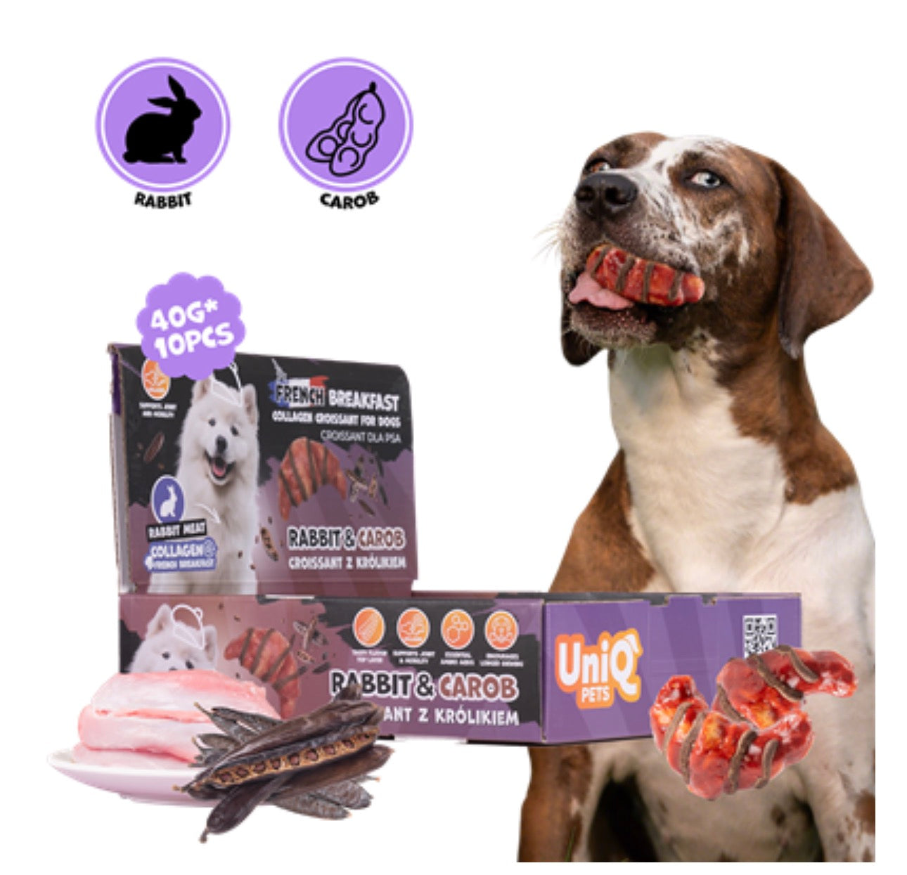 Rabbit & carob 10 pack
