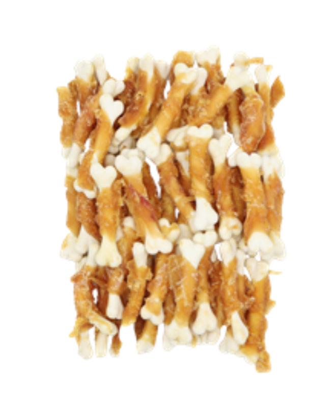 Chicken wrapped calcium bones 500g